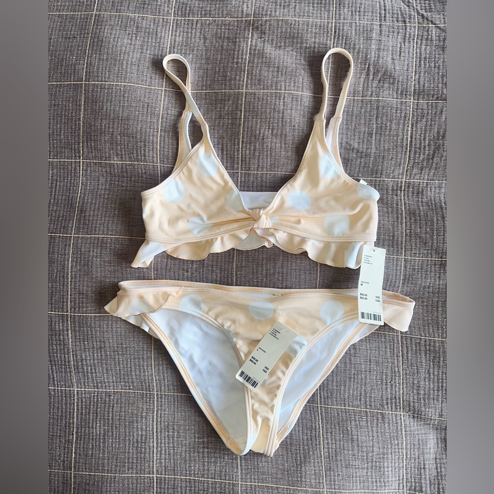Urban Outfitters Krista Polka Dot Bikini